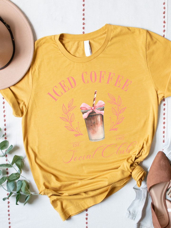 Iced Coffee Social Club Graphic Tee