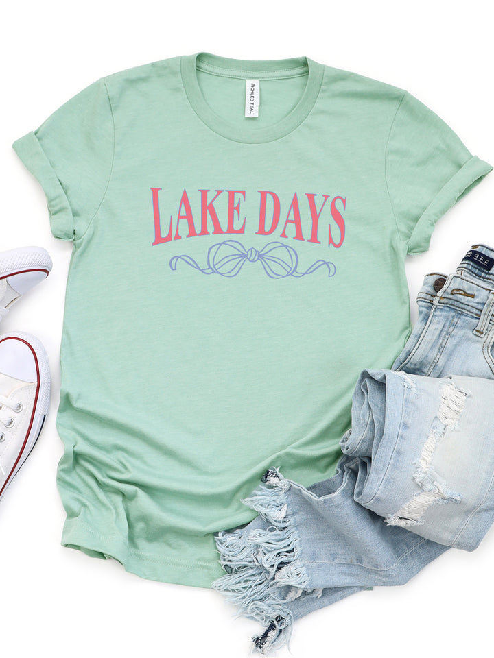 Lake Days Bow Graphic Tee