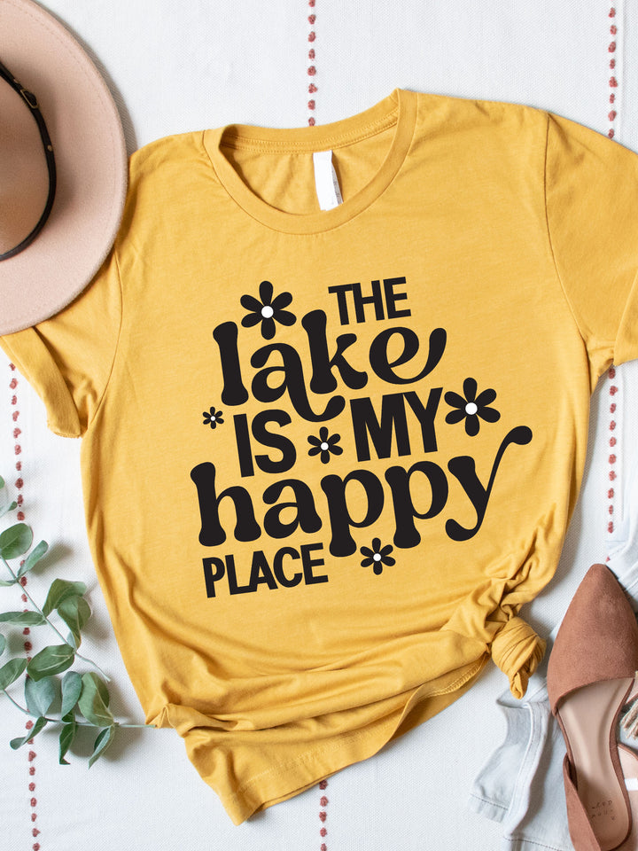 Lake is my Happy Place Graphic Tee
