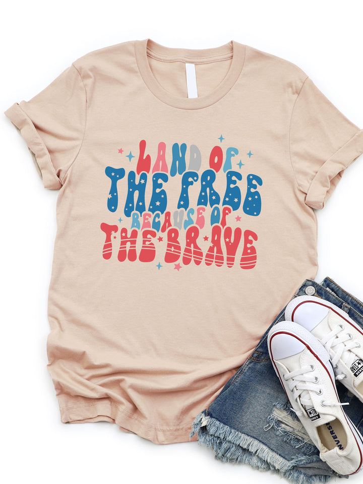 Land Of The Free Graphic Tee