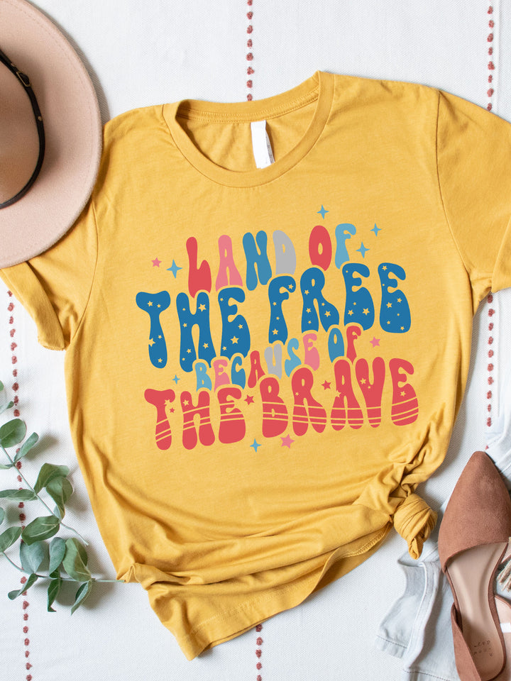 Land Of The Free Graphic Tee