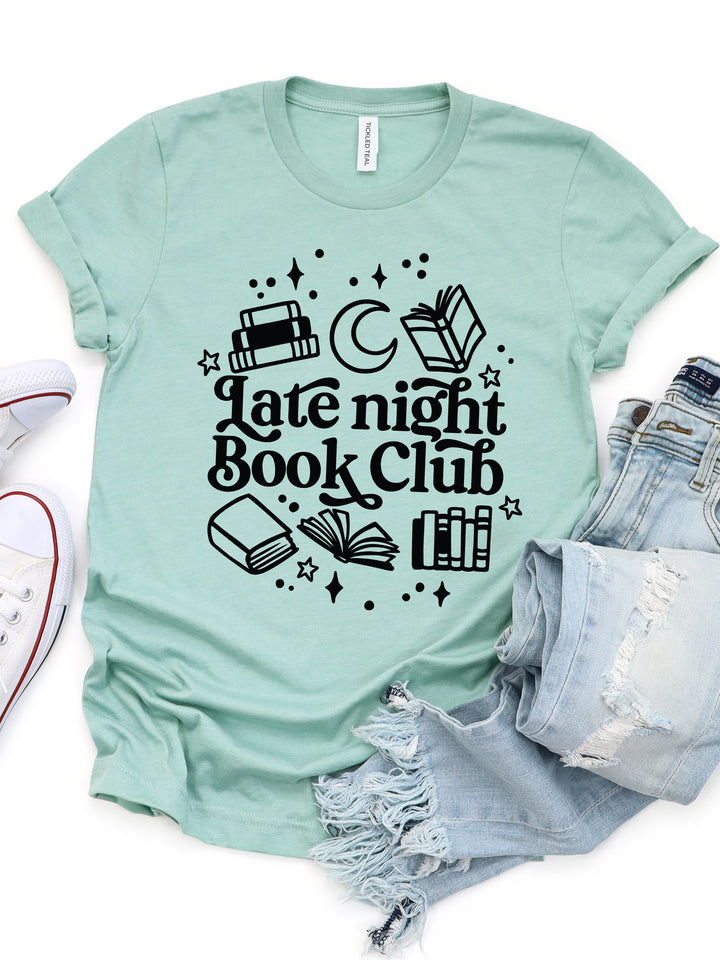 Late Night Book Club Graphic Tee