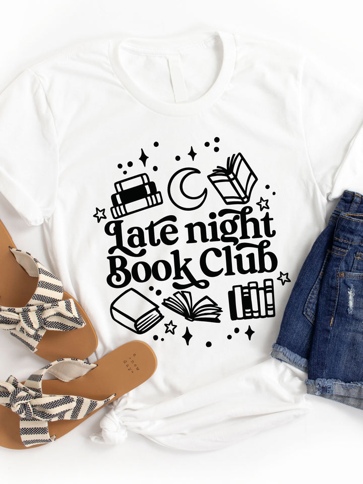 Late Night Book Club Graphic Tee