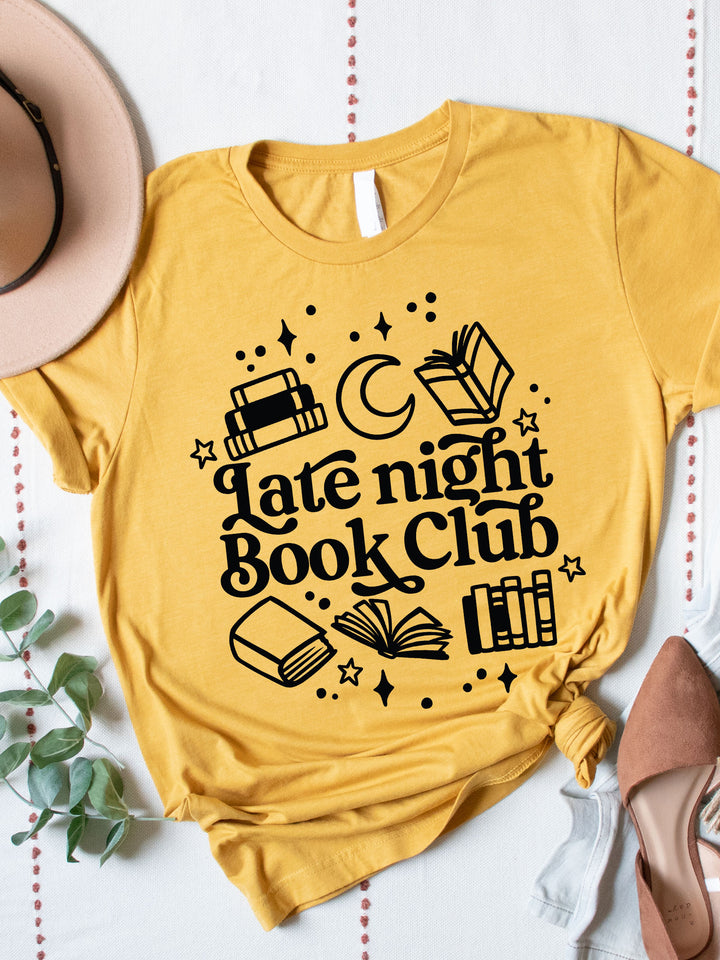 Late Night Book Club Graphic Tee