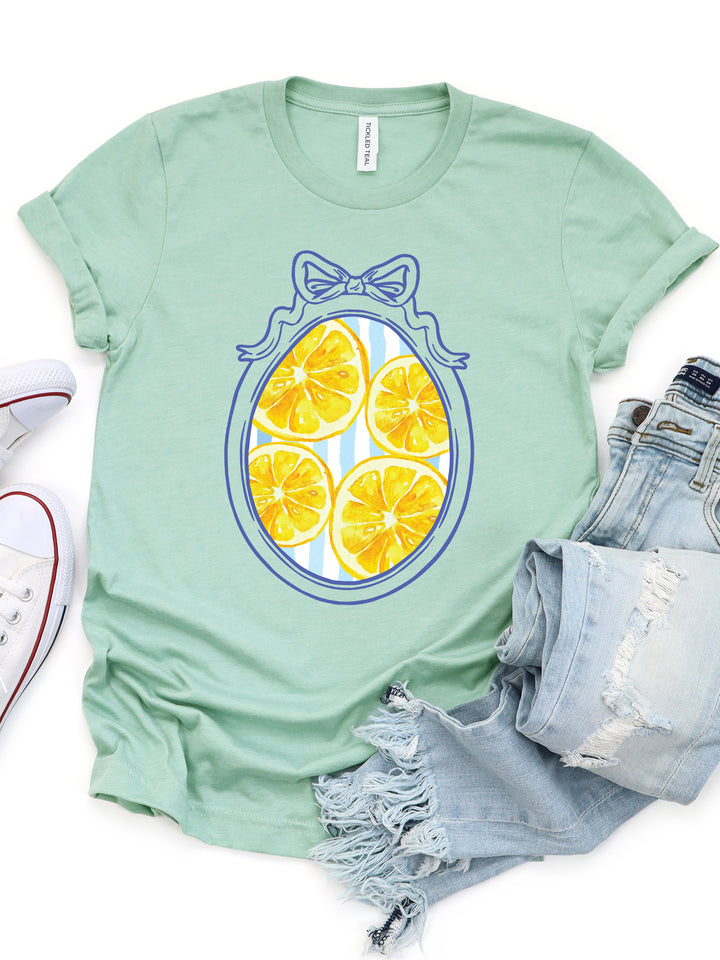 Lemons Coquette Frame Graphic Tee