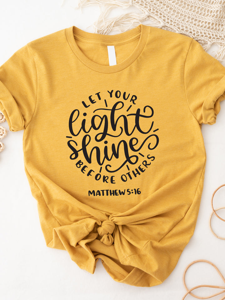 Let your light Shine Graphic Tee