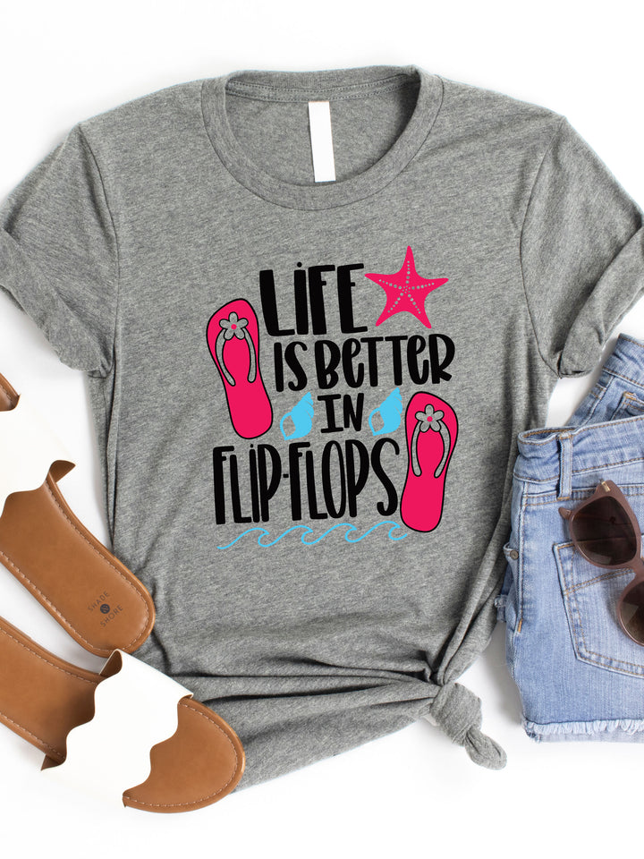 Life is Better in Flip Flops Graphic Tee