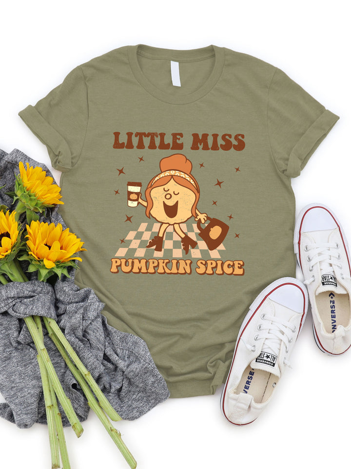 Little Miss Pumpkin Spice Graphic Tee