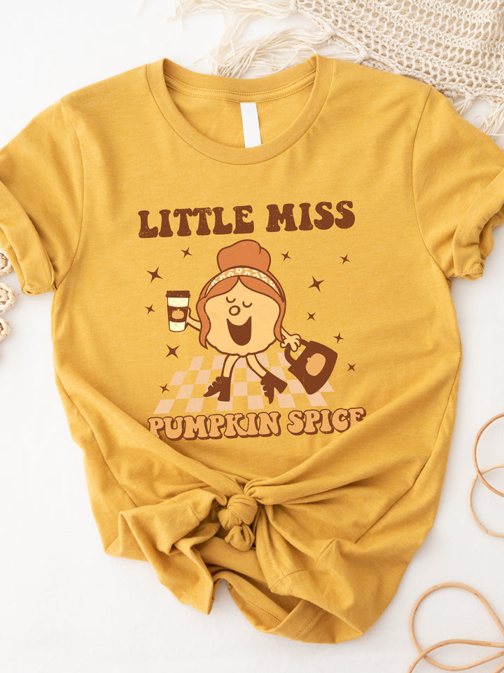 Little Miss Pumpkin Spice Graphic Tee