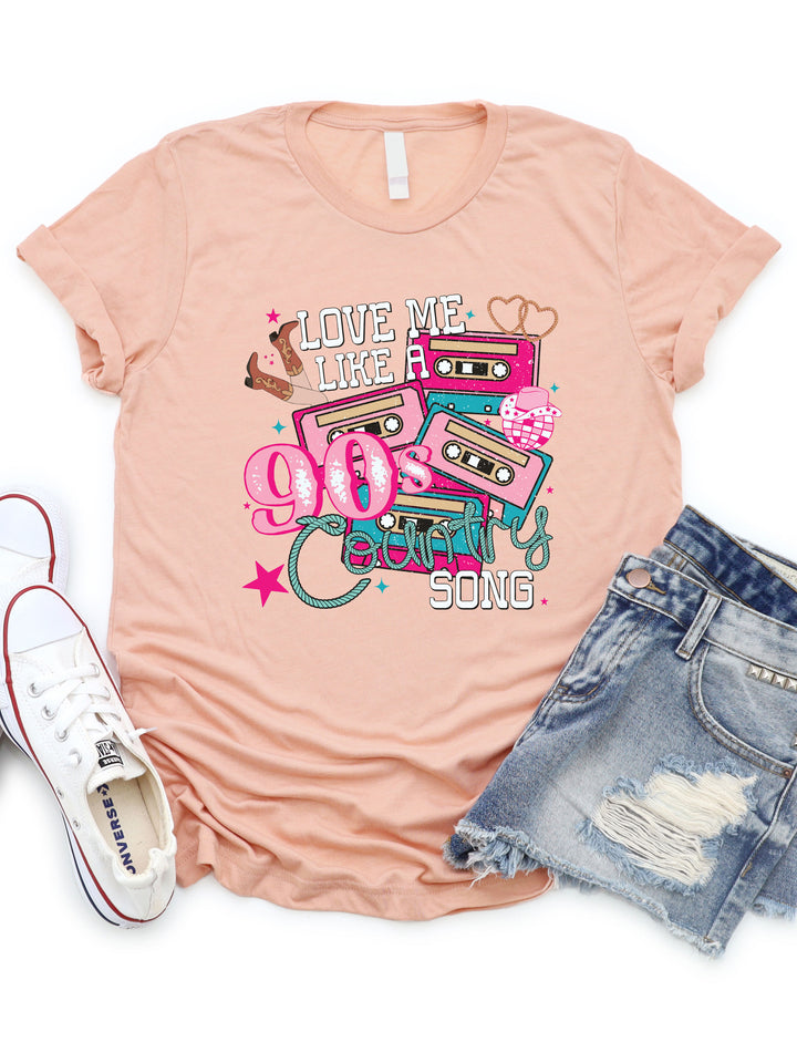 Love me like a 90s Country Song Graphic Tee