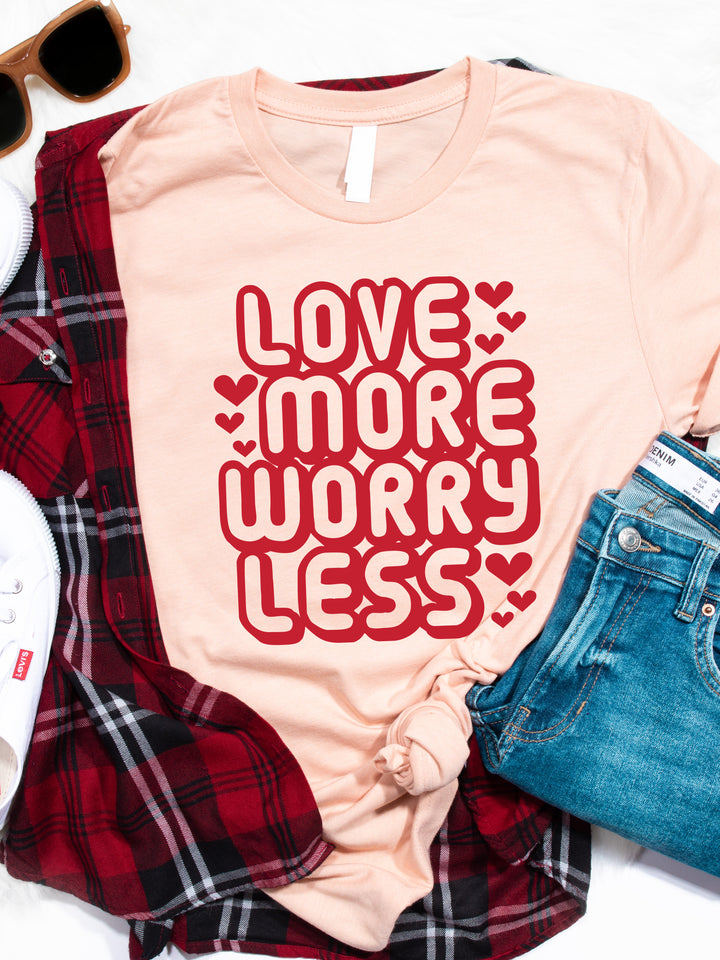 Love More Worry Less Graphic Tee