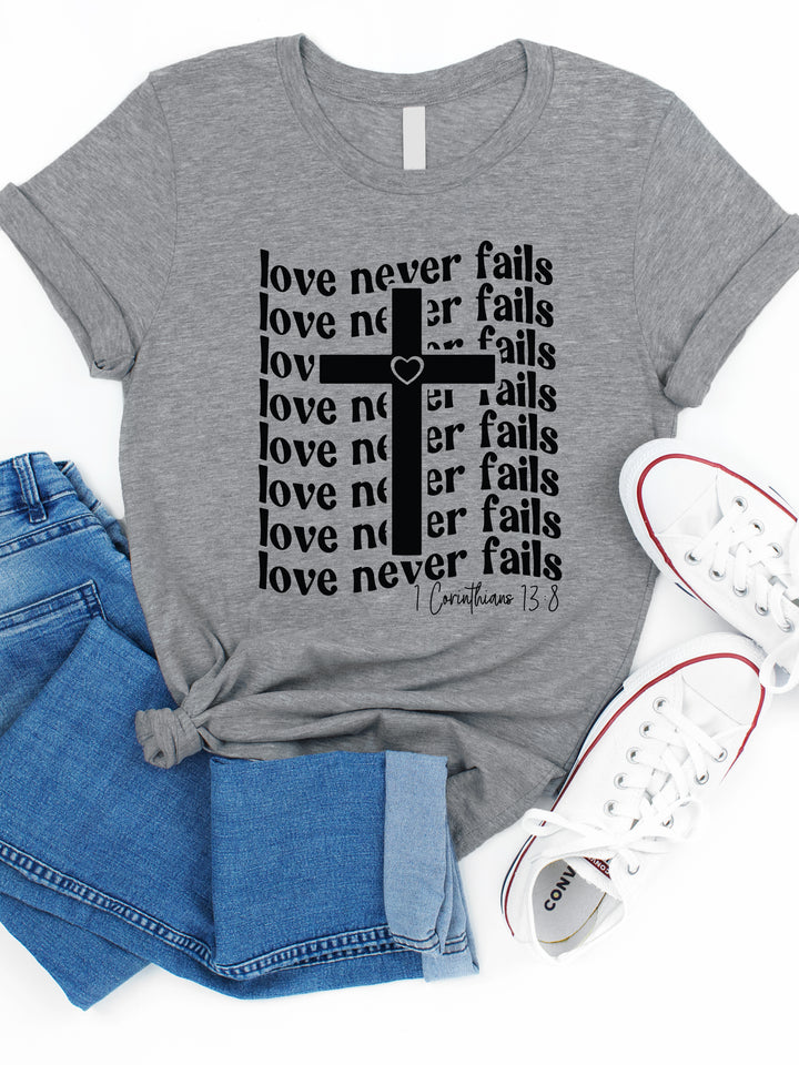 Love Never Fails Graphic Tee