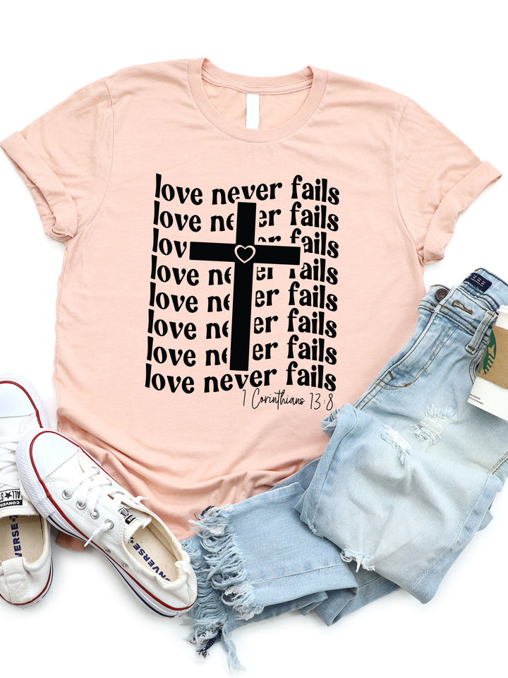 Love Never Fails Graphic Tee