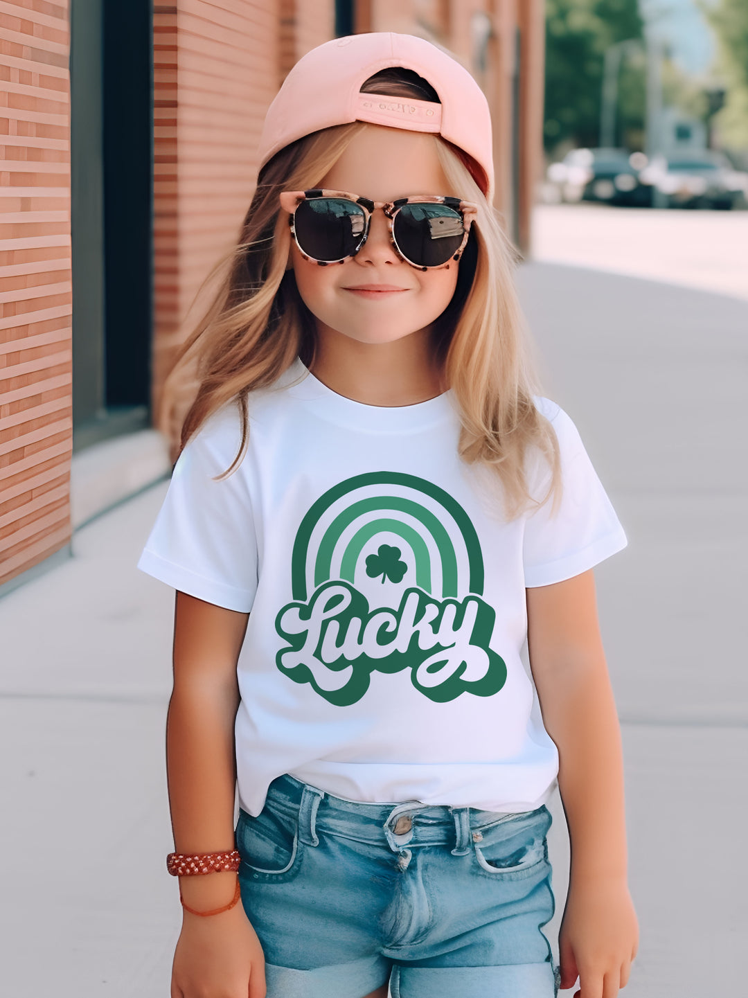 Lucky Rainbow Kids Graphic Tee
