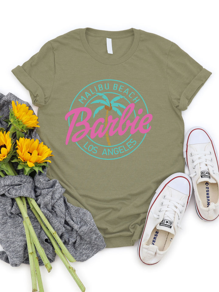 Malibu Beach Barbie LA Graphic Tee