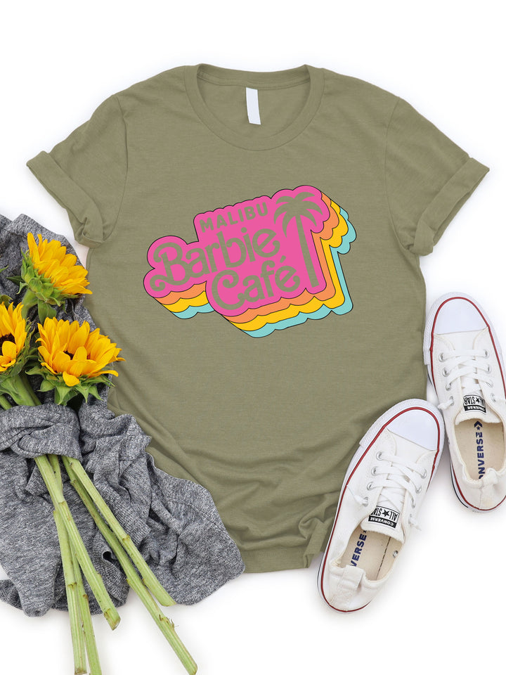 Malibu Barbie Cafe' Graphic Tee