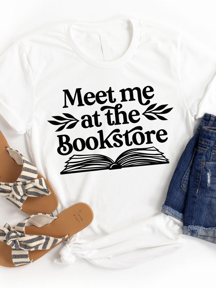 Meet Me At The Bookstore Graphic Tee