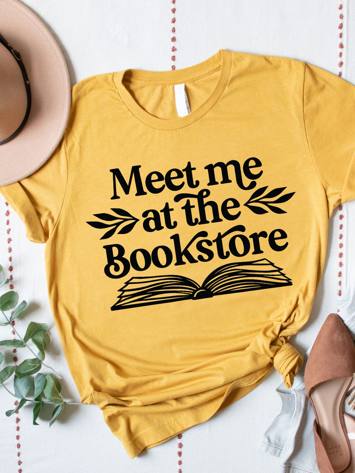 Meet Me At The Bookstore Graphic Tee