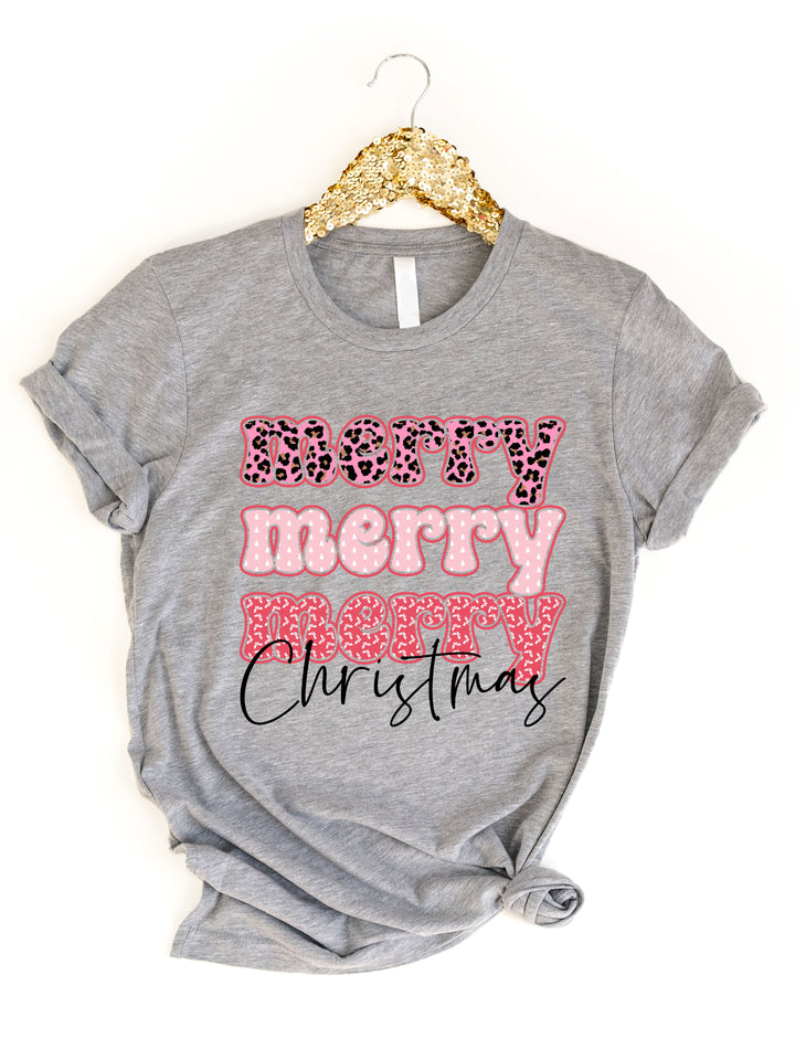 Merry Merry Christmas Graphic Tee