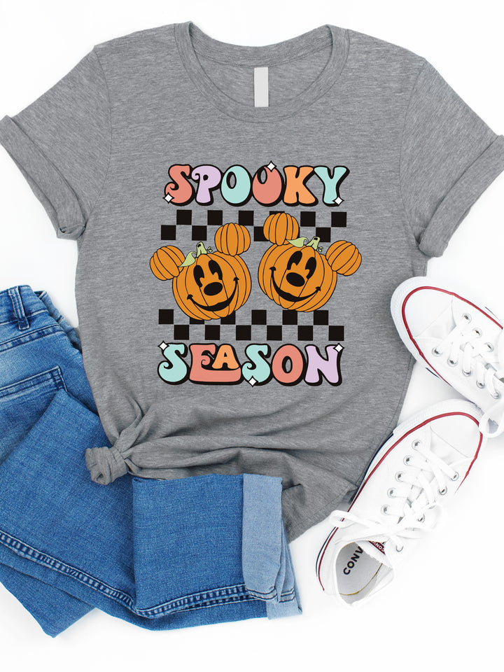 Spooky Season Mouse Ear Pumpkin Graphic Tee