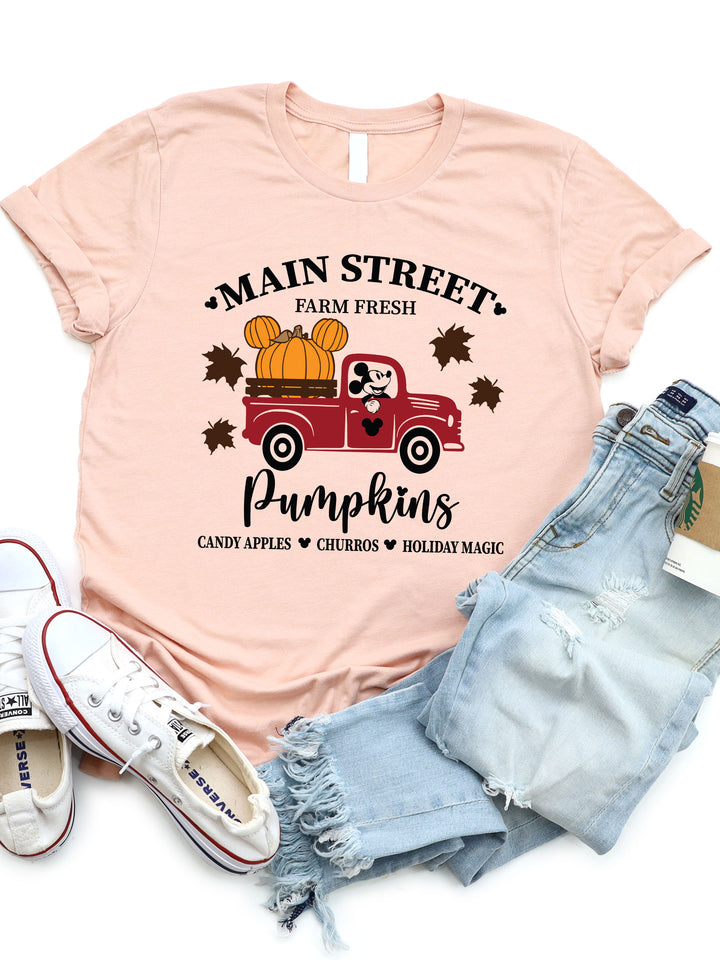 Main Street Pumpkins (Truck) Graphic Tee