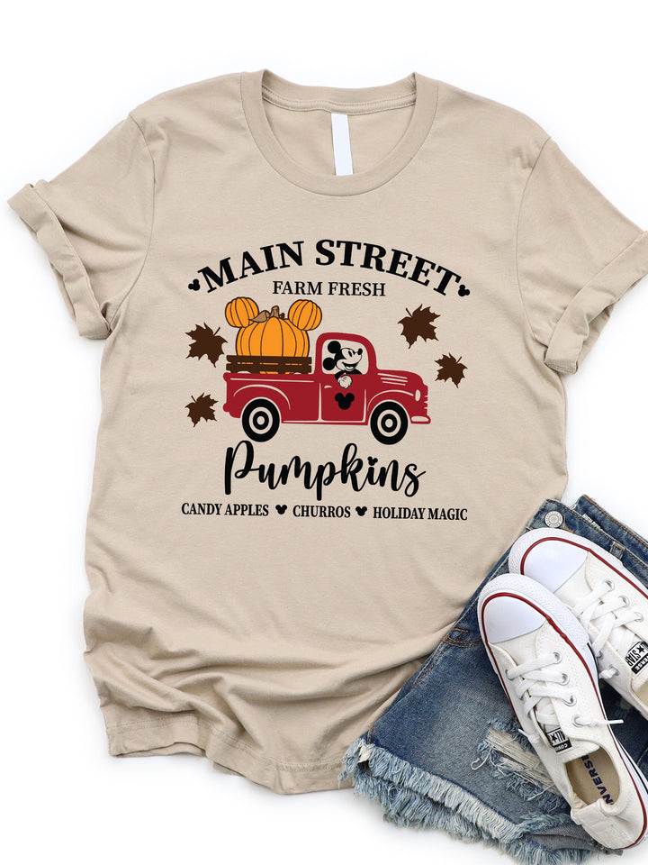 Main Street Pumpkins (Truck) Graphic Tee