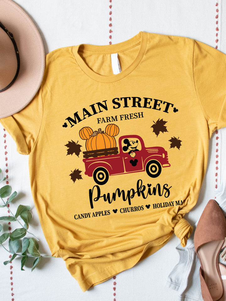Main Street Pumpkins (Truck) Graphic Tee