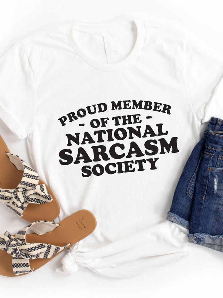 National Sarcasm Society Graphic Tee