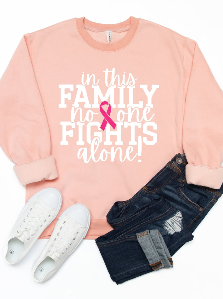 No One Fights Alone Graphic Sweatshirt