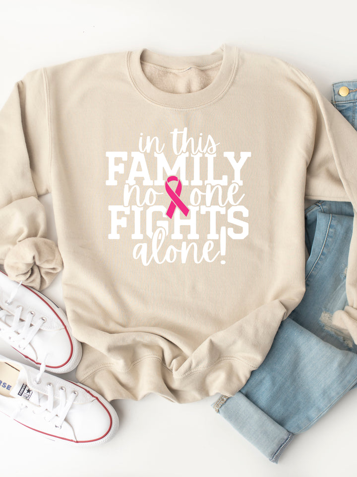 No One Fights Alone Graphic Sweatshirt