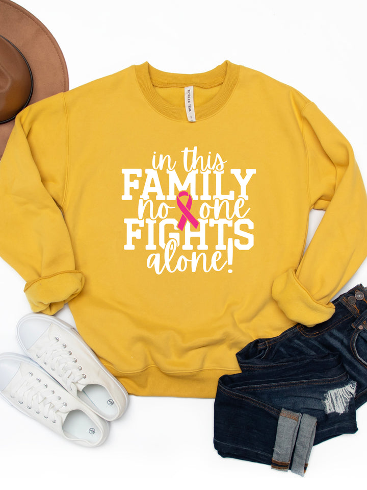 No One Fights Alone Graphic Sweatshirt
