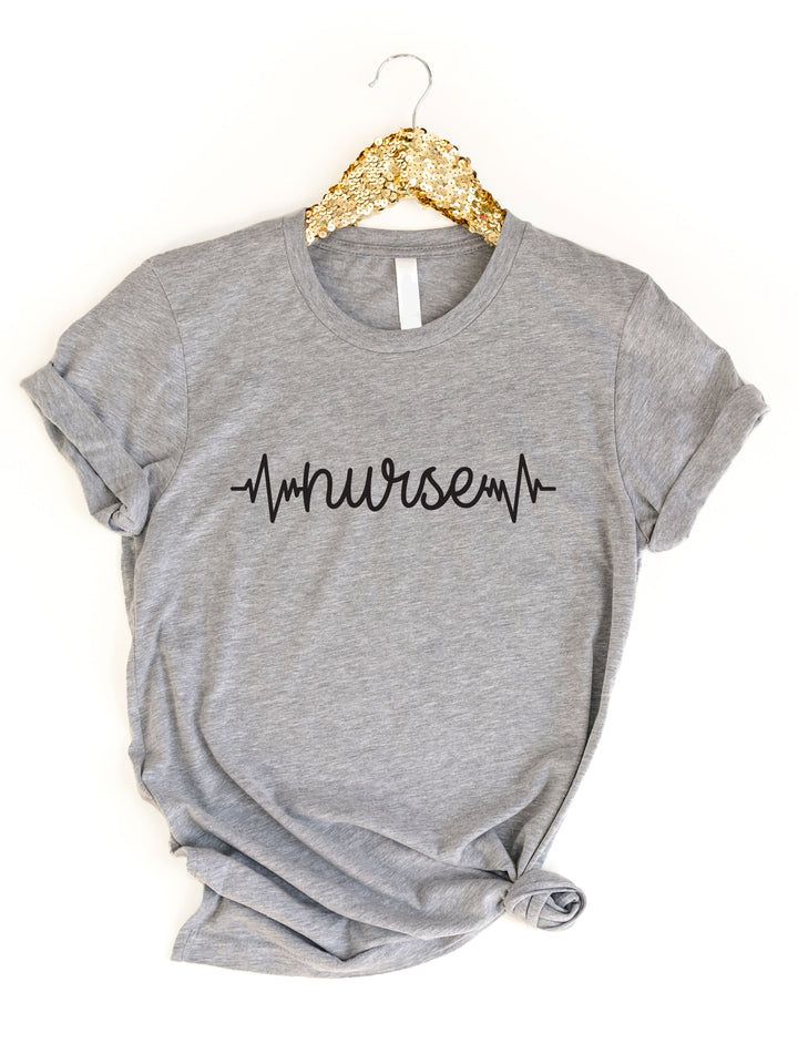 Nurse Heartbeat Graphic Tee