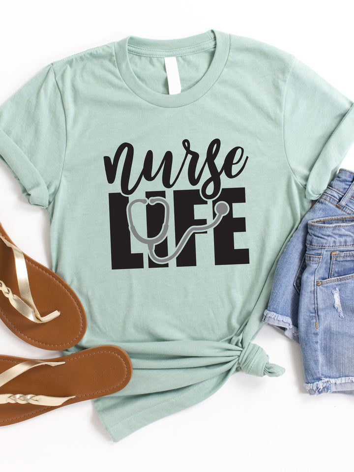Nurse Life Graphic Tee