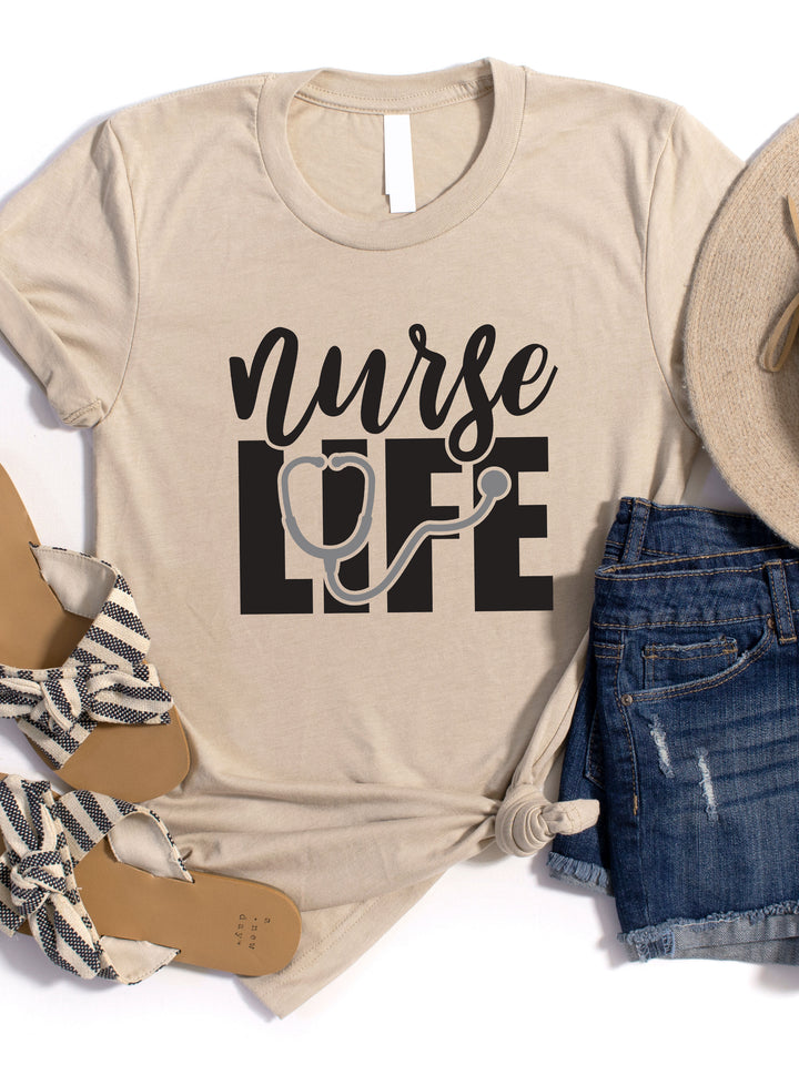 Nurse Life Graphic Tee