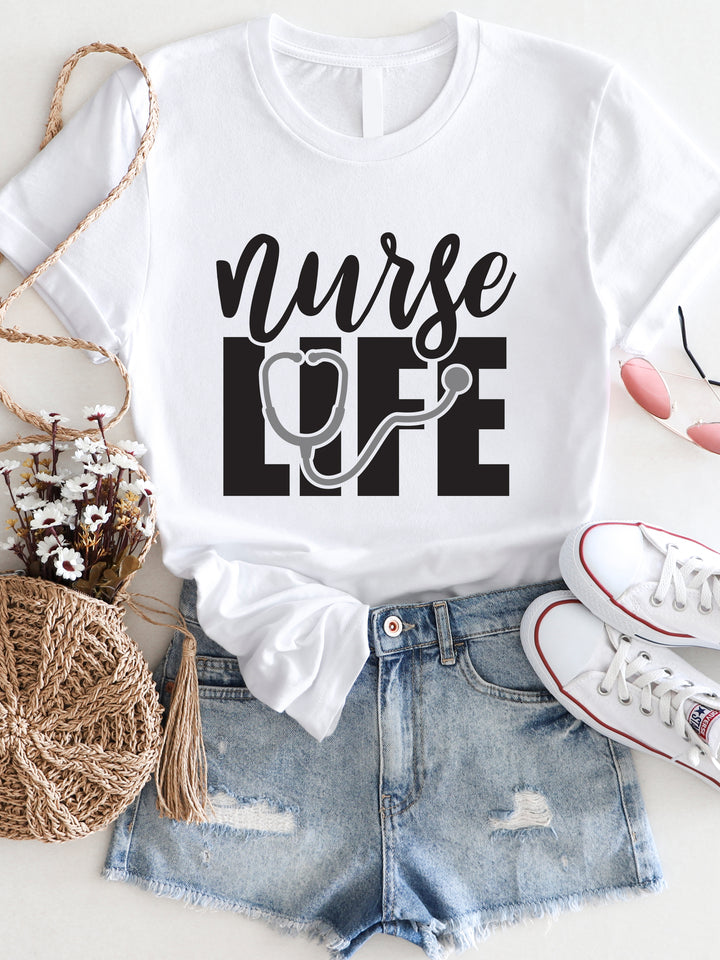 Nurse Life Graphic Tee