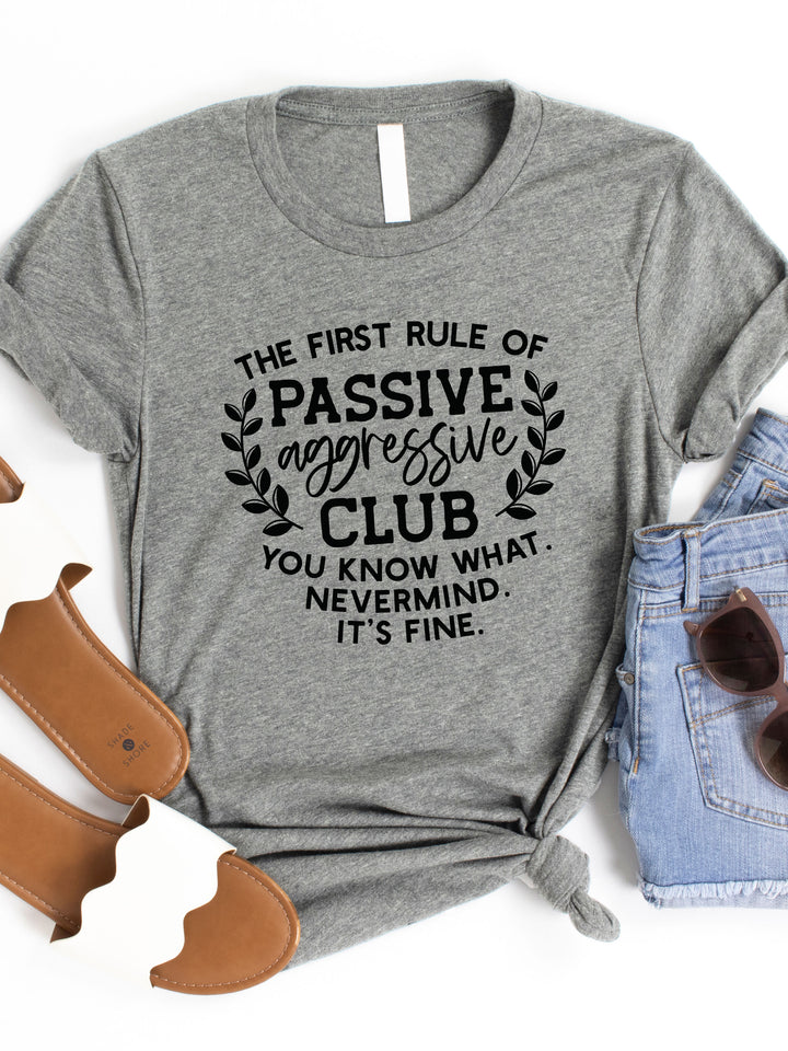 Passive Aggressive Club Graphic Tee