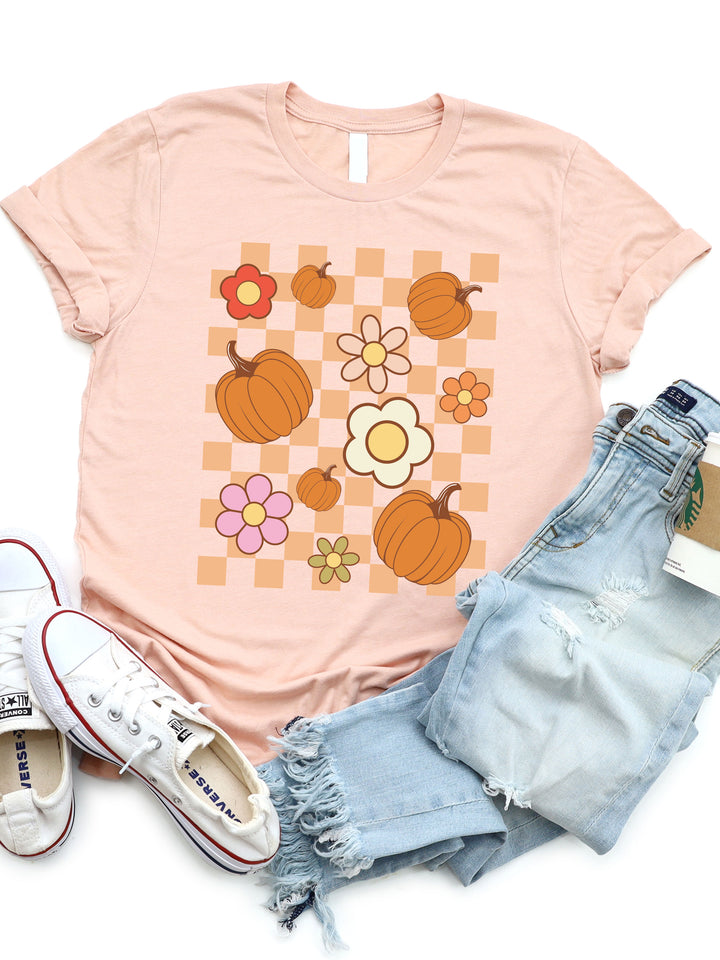 Pumpkin Daisy Graphic Tee