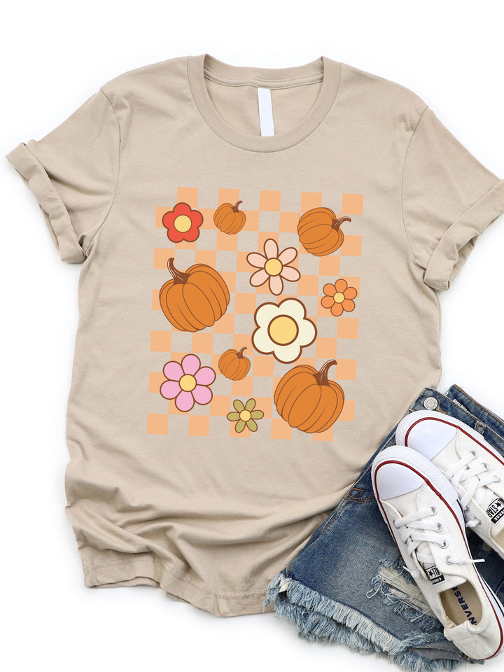 Pumpkin Daisy Graphic Tee