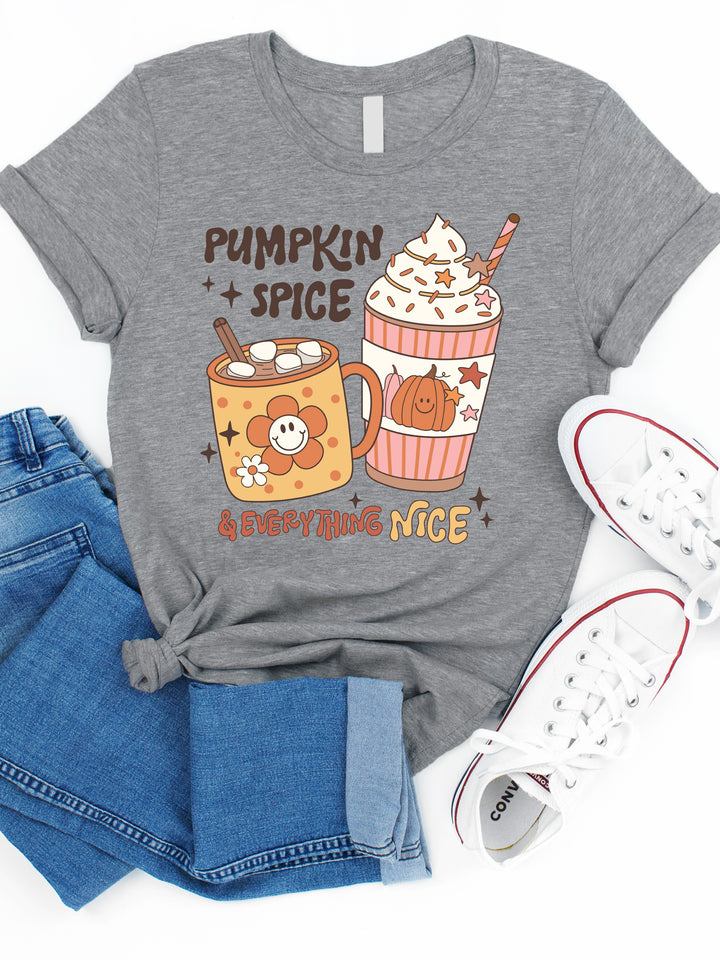Pumpkin Spice & Everything Nice Graphic Tee