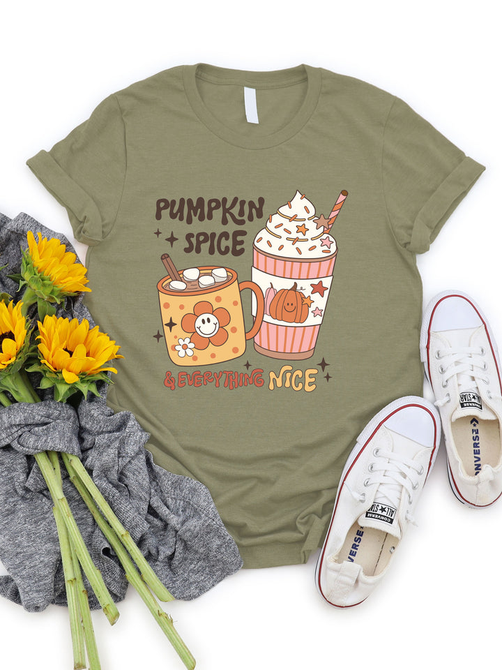 Pumpkin Spice & Everything Nice Graphic Tee