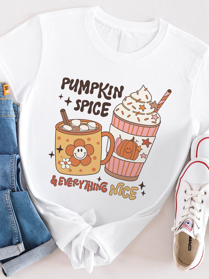 Pumpkin Spice & Everything Nice Graphic Tee