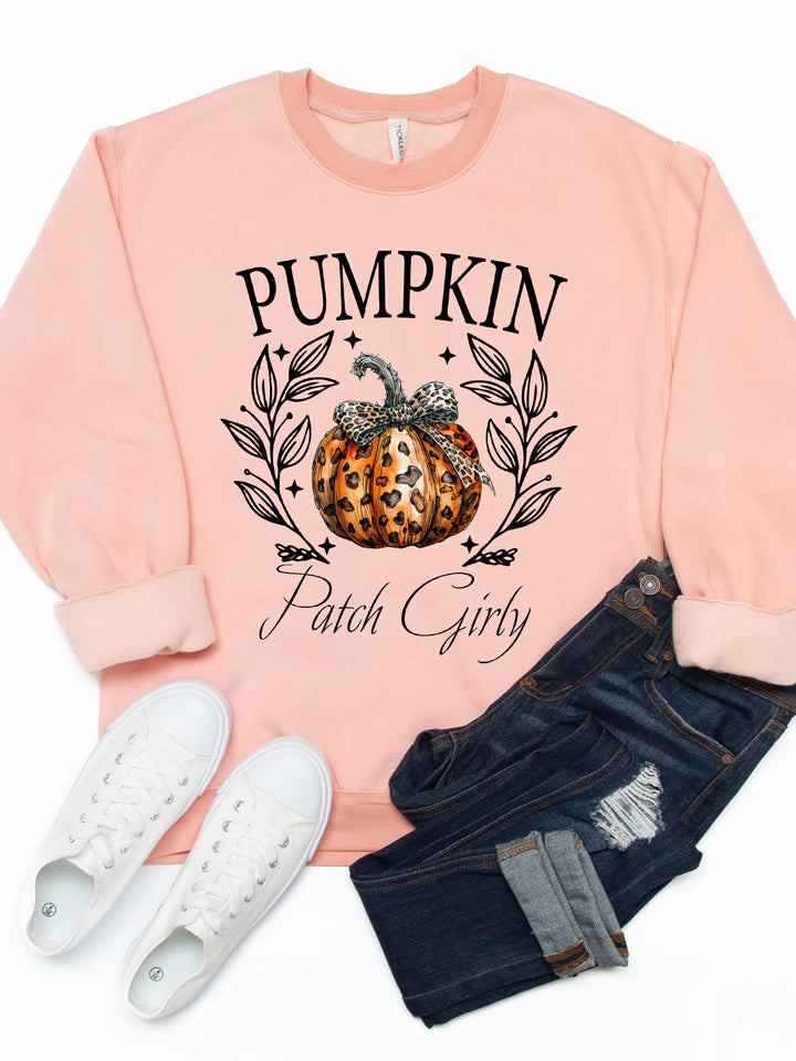 Pumpkin Patch Girly Graphic Sweatshirt