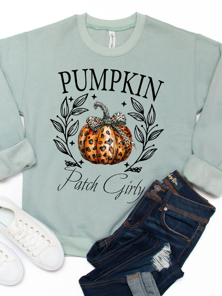 Pumpkin Patch Girly Graphic Sweatshirt
