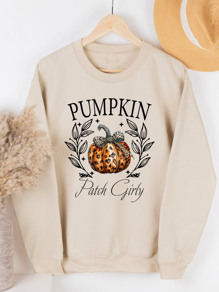 Pumpkin Patch Girly Graphic Sweatshirt