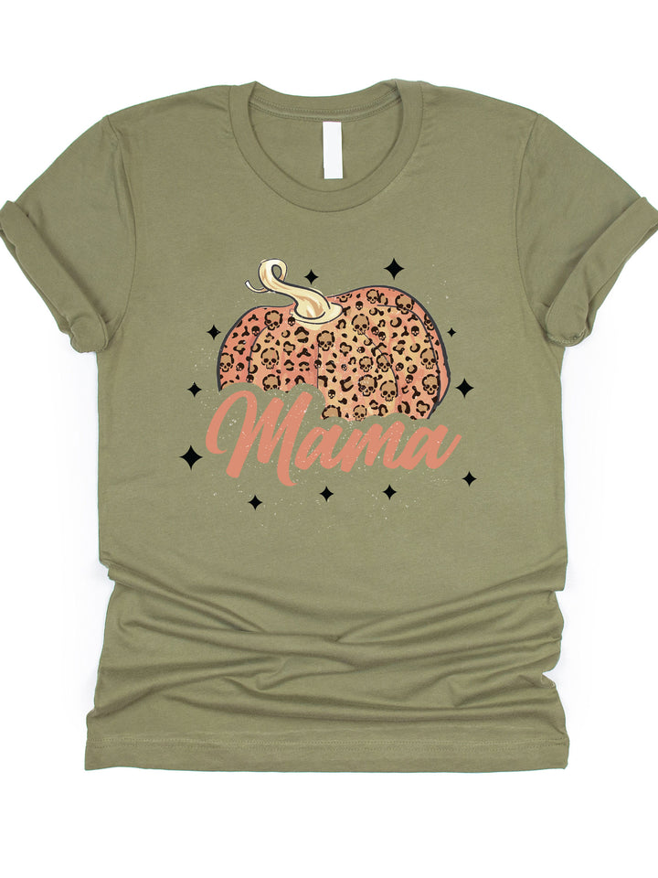 Mama - Pumpkin (Skull Pattern) Graphic Tee
