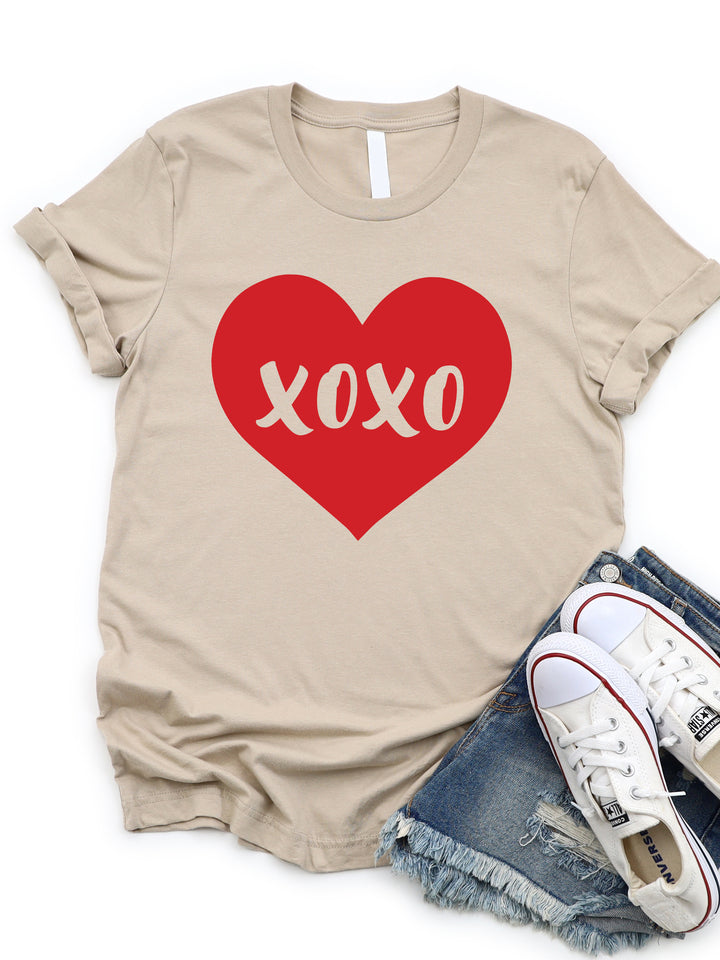 Red Heart XOXO Graphic Tee