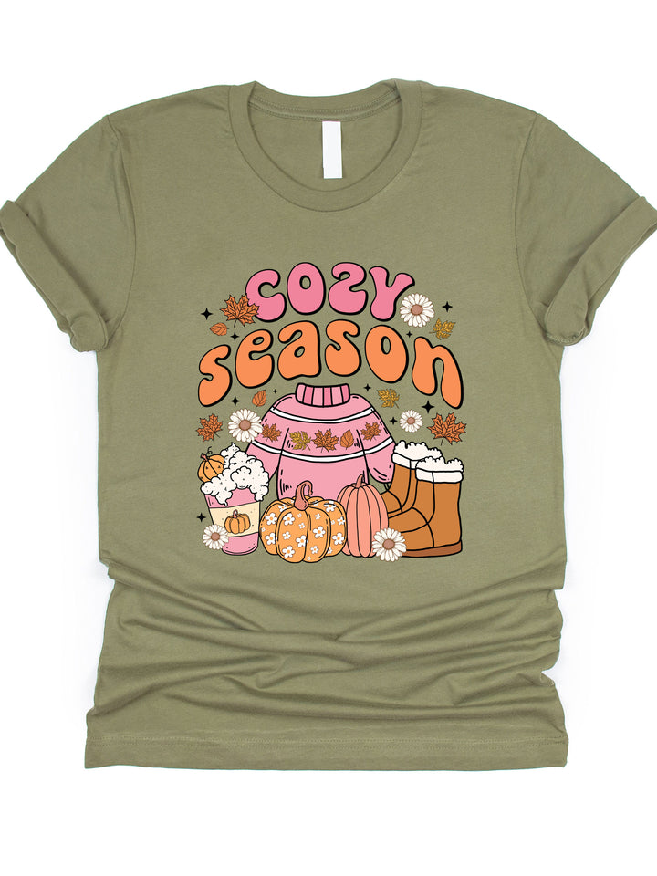 Retro Cozy Season Graphic Tee