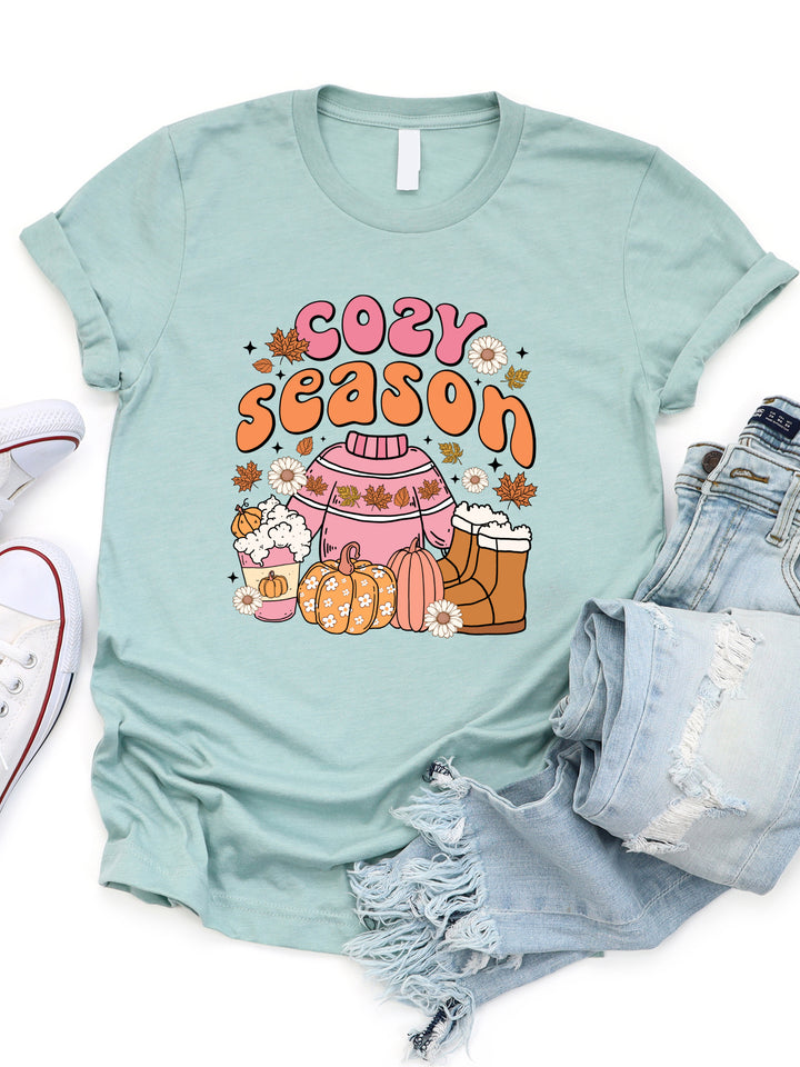 Retro Cozy Season Graphic Tee