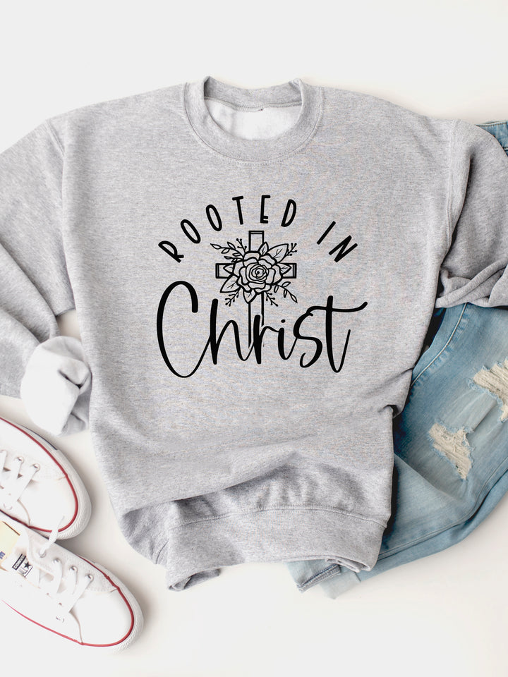 Rooted In Christ Graphic Sweatshirt