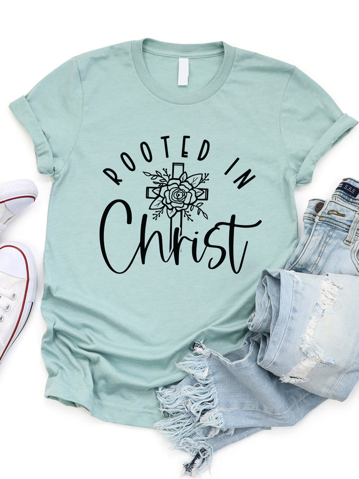 Rooted In Christ Graphic Tee
